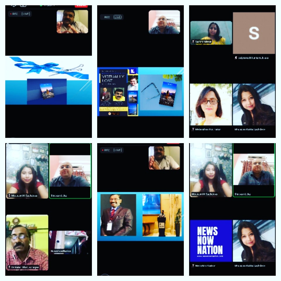 LAUNCH OF VIRTUALLY LOST BY SHREYAN LAHA