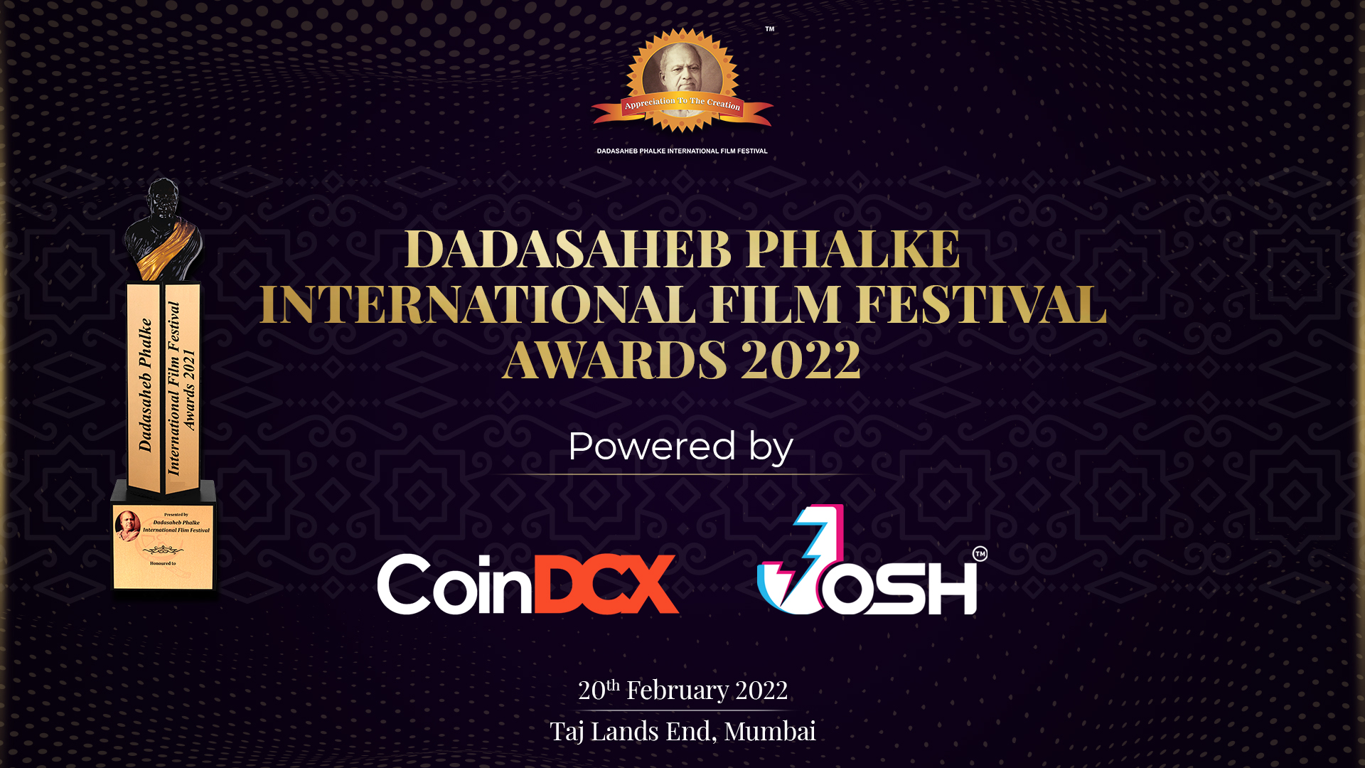 The team DPIFF ecstatically unveiled Powered By Partner for Dadasaheb Phalke International Film Festival Awards 2022
