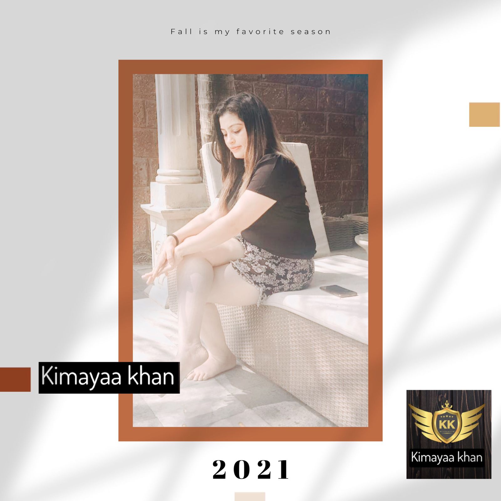 Kimayaa Khan, the rising star in show biz.