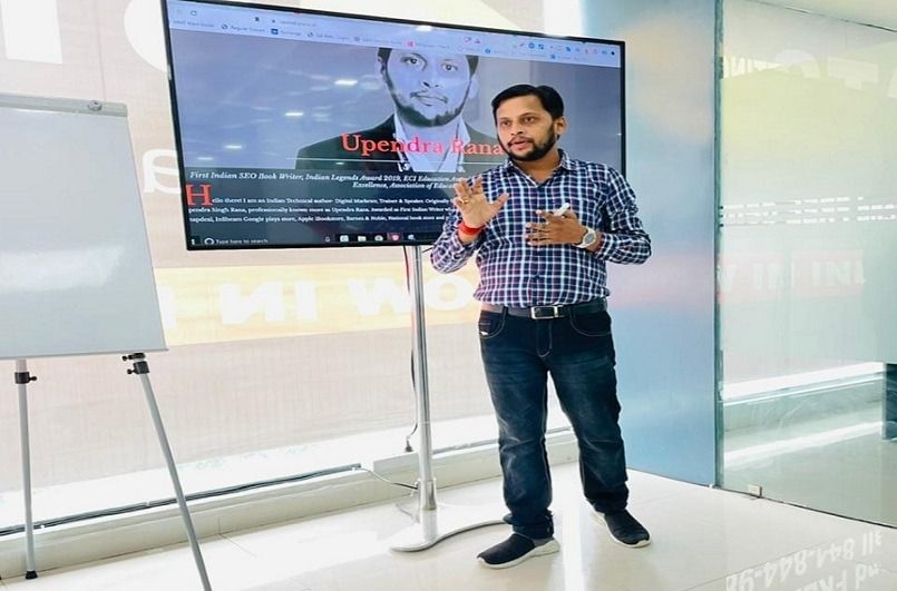 Upendra Rana from ‘Make Your Brandz’ leads with proficiency in digital marketing.