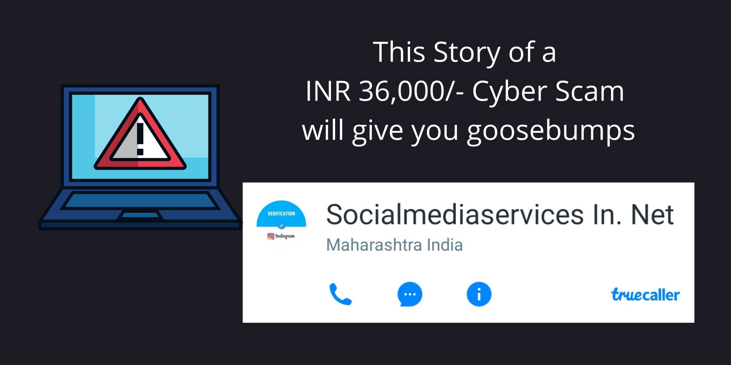 Buying blue Tick Verification for Instagram, Facebook? Read this story of 36000/- Cyber Scam and think again