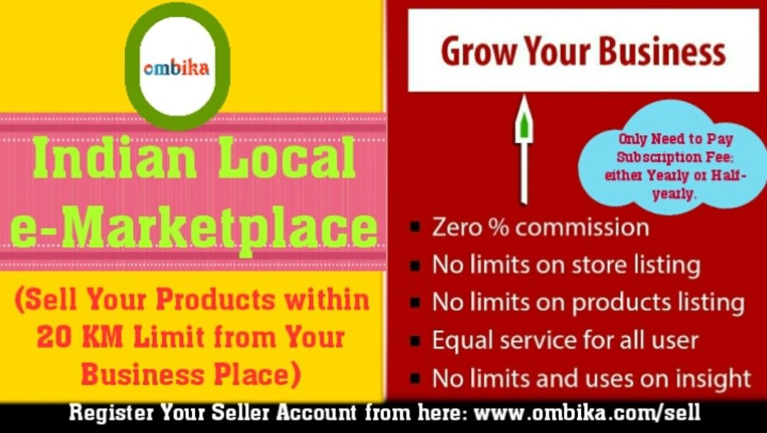 OMBIKA launches Local e-Marketplace to fulfill the dream of Local Online Selling for all Indian Businesses