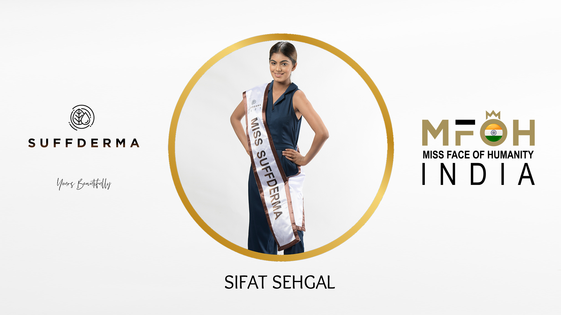 Hailing from Raipur, Sifat Sehgal crowned Miss Face of Humanity India 2021.
