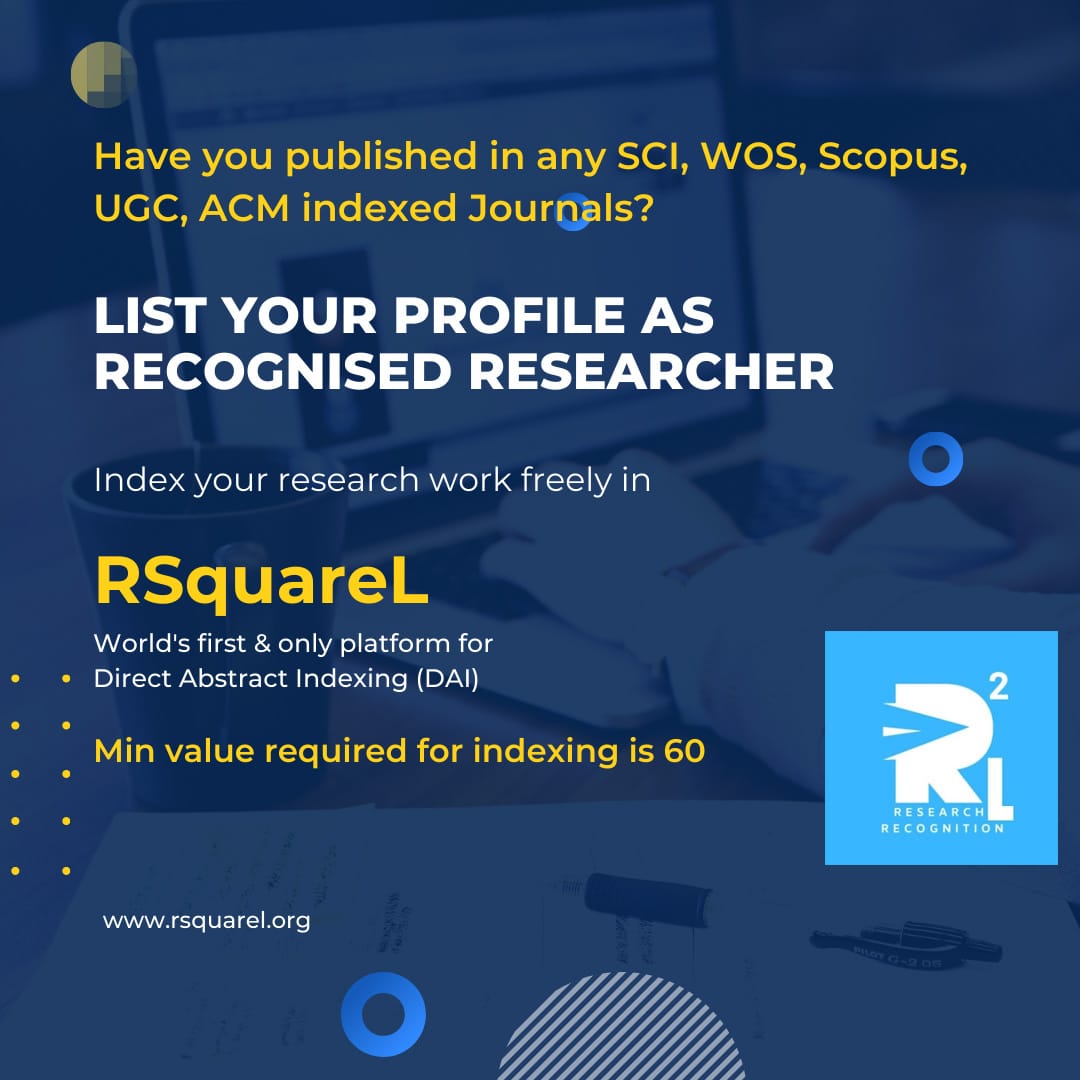 RSquareL: World's First and Only platform for Direct Abstract Indexing of research works by Author(s)