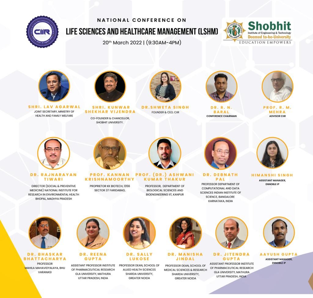Let’s know more about CIIR conference on Lifesciences and healthcare.