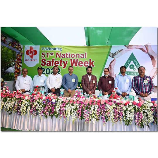 Orissa Stevedores Limited starts “51st National Safety Week” observation at Paradip Cuttack.