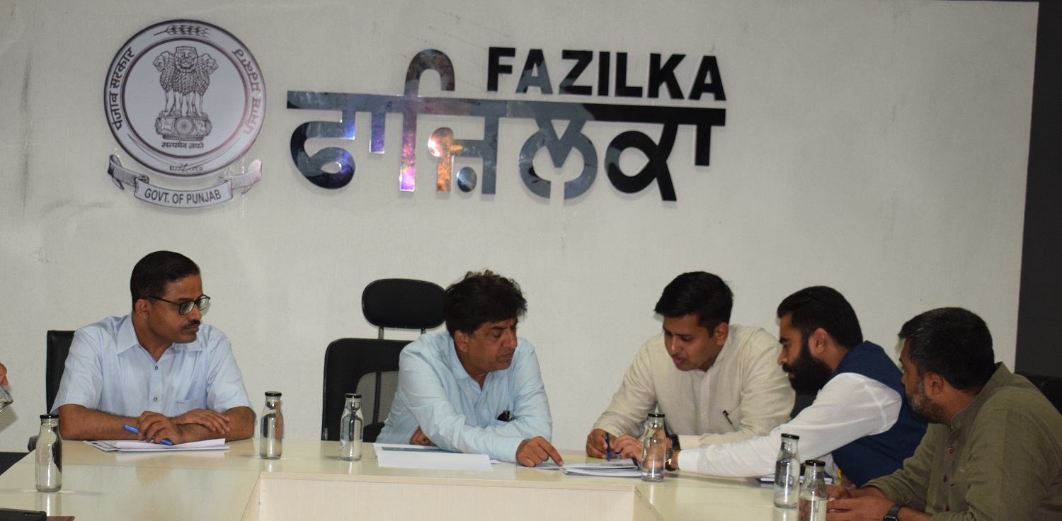 749 ਕਰੋੜ ਨਾਲ ਫਾਜਿ਼ਲਕਾ ਦੇ ਘਰ ਘਰ ਤੱਕ ਪੁੱਜੇਗਾ ਸਾਫ ਪੀਣ ਦਾ ਪਾਣੀ-ਬ੍ਰਮ ਸੰਕਰ ਸ਼ਰਮਾ ਜਿੰਪਾ