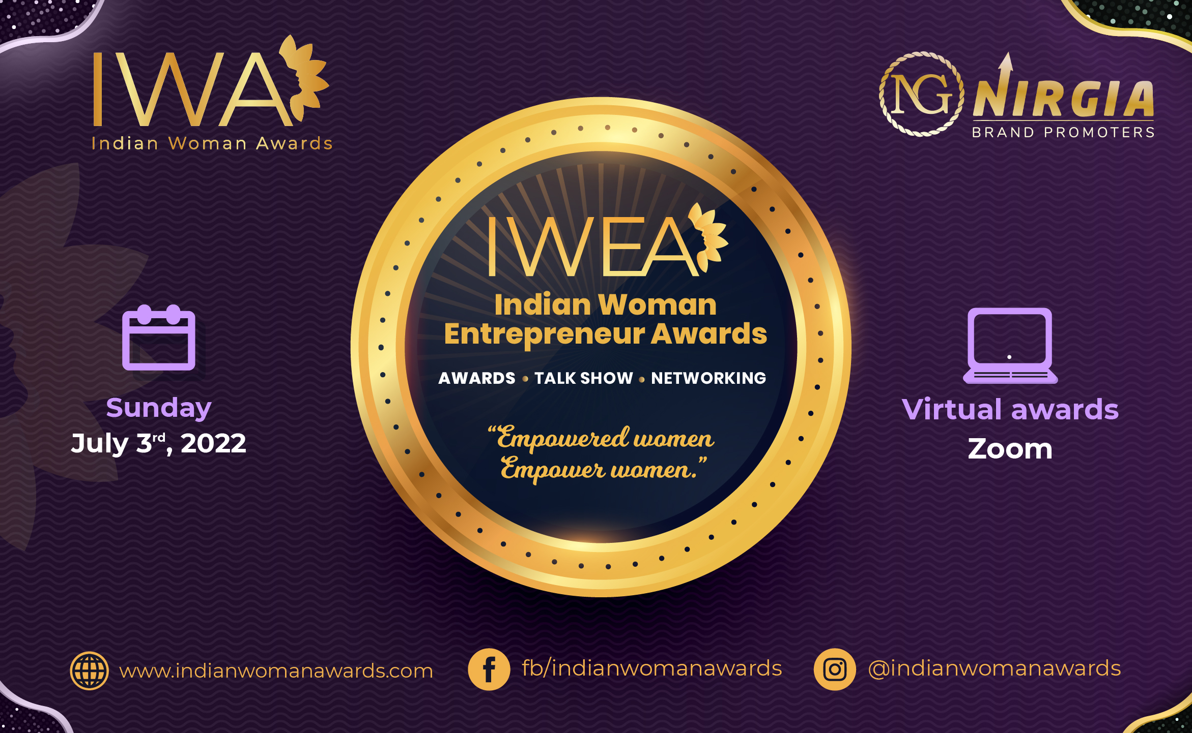 IWEA-Indian Woman Entrepreneur Awards successfully completed another season of felicitating entrepreneurs
