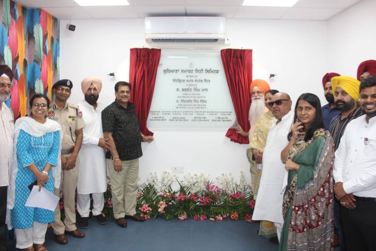Local Bodies Minister launches Punjab’s first hi-tech Integrated Command & Control Centre (ICCC) in Ludhiana