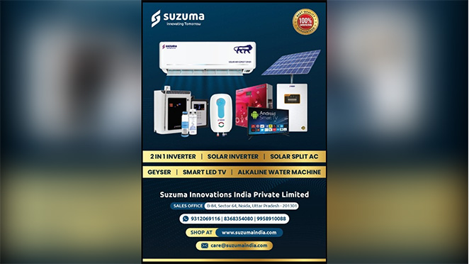 suzuma innovations india will make every house save lot of money with their  innovative solar inverter and solar ac