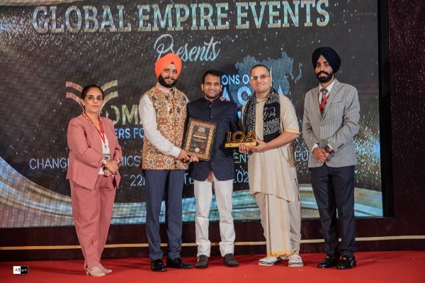 Indian mythological author Nilesh Kumar Agarwal has been awarded for his contribution as an outstanding author by Icons of ASIA 2022