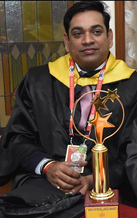 Bihar's young philanthropist Raj Rishi Pandey honoured at Parliament House in London