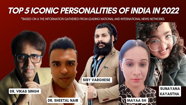 <strong>TOP 5 MOST ICONIC PERSONALITIES OF INDIA IN 2022</strong>