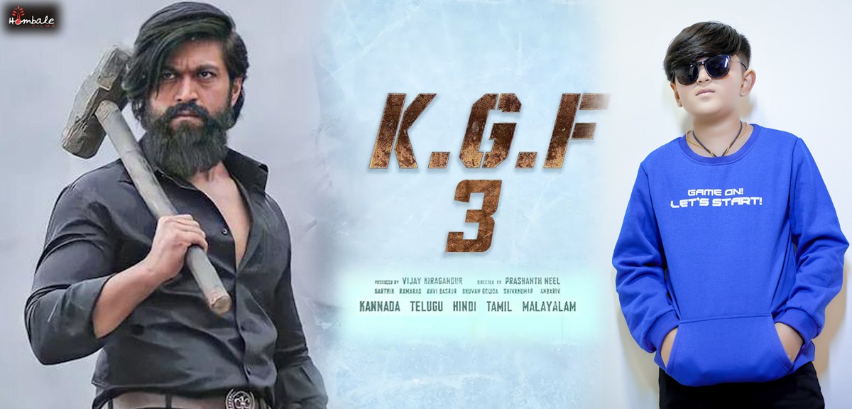 <strong><u>Ayush Rushikesh Bhandiya will be Seen Playing a Role in KGF Chapter 3, as Rocking Star Yash’s Son</u></strong>