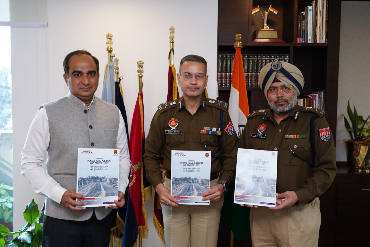 DGP Punjab Gaurav Yadav Launches Annual Report on Road Accidents and Traffic-2021