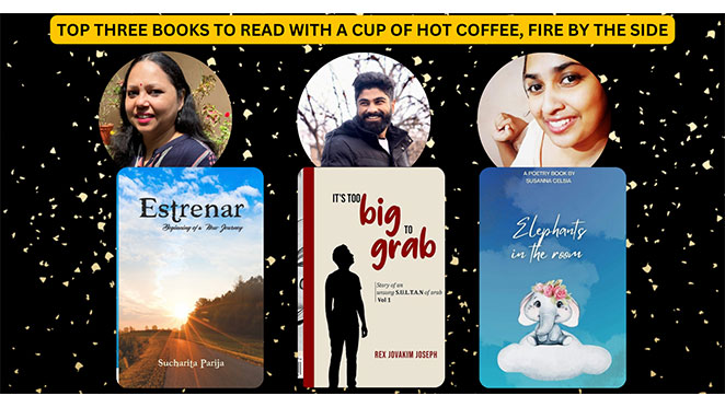 <strong>Top Three Books To Read With A Cup Of Hot Coffee, Fire By The Side</strong>
