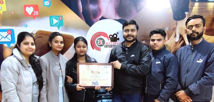 <strong>India International Science Festival:- Piyush Sagar of Beat of Life Entertainment awarded 3rd prize in the Video Competition</strong>