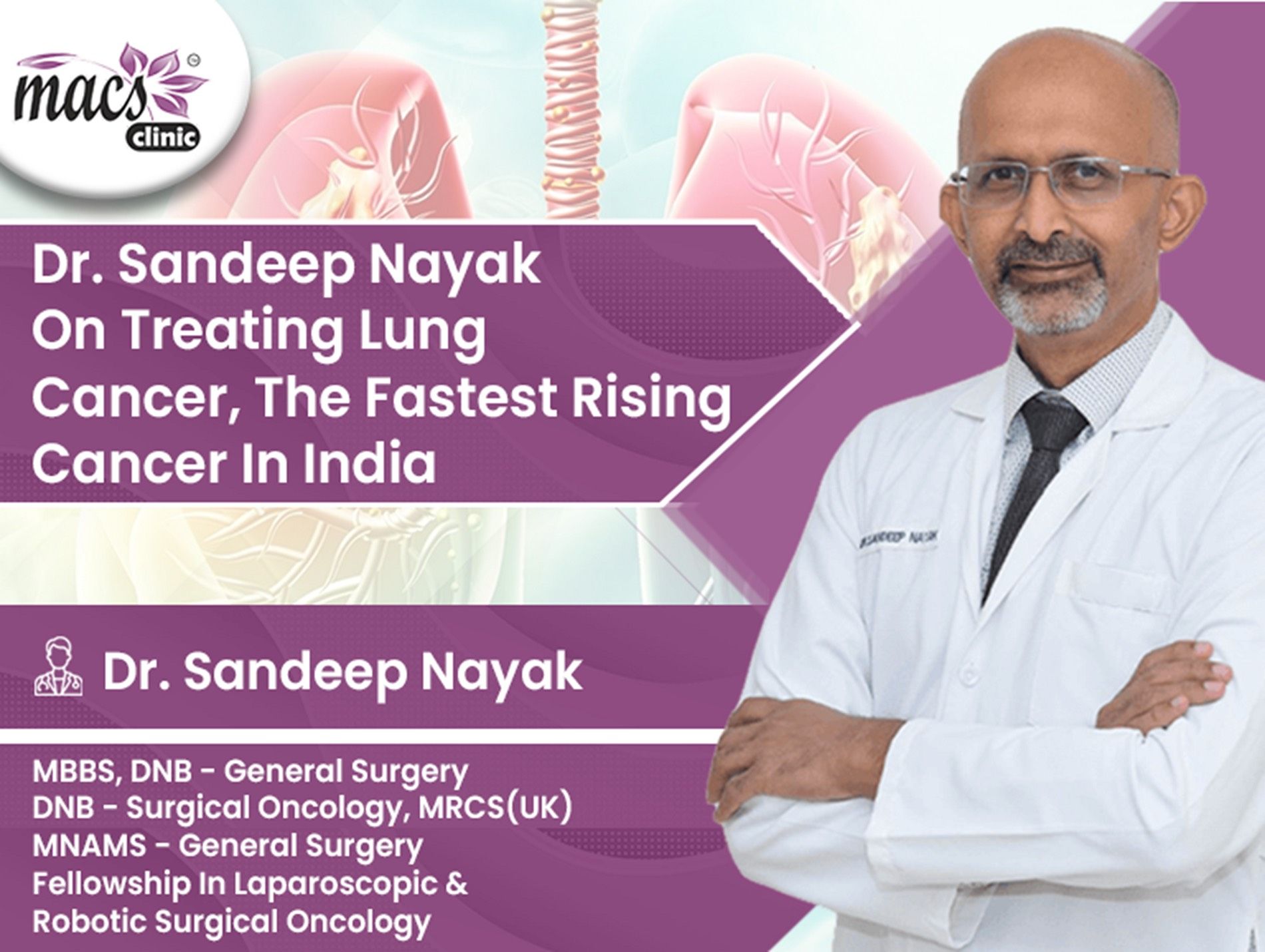 <strong>Dr Sandeep Nayak on treating lung cancer, the fastest rising cancer in India</strong>