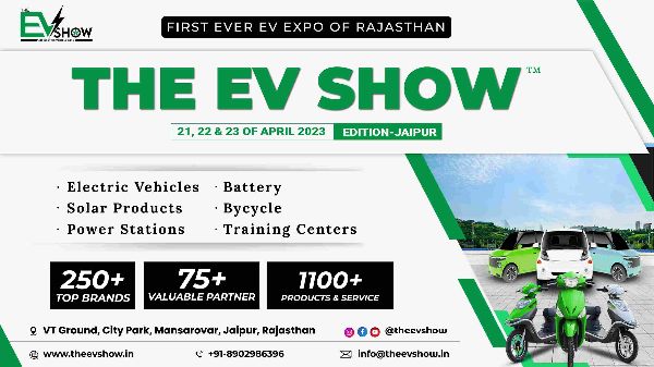 First Ever Electric Vehicle Expo of Rajasthan: The EV Show – Showcases the Future of Mobility in India