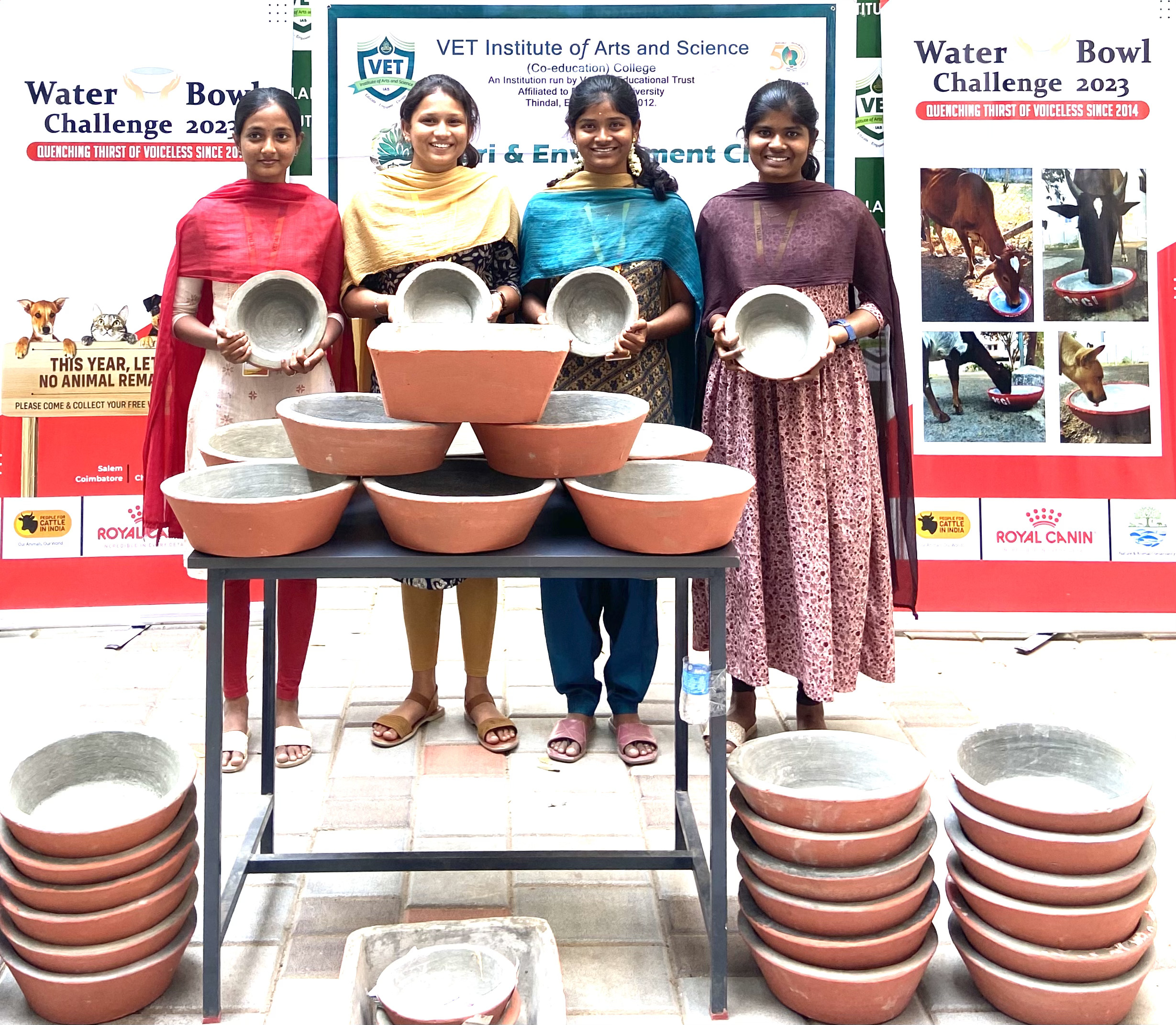 <strong><u>Animals in Chennai, Coimbatore &amp; other Tamilnadu Cities gets help this Summer by PFCI &amp; Royal Canin</u></strong>