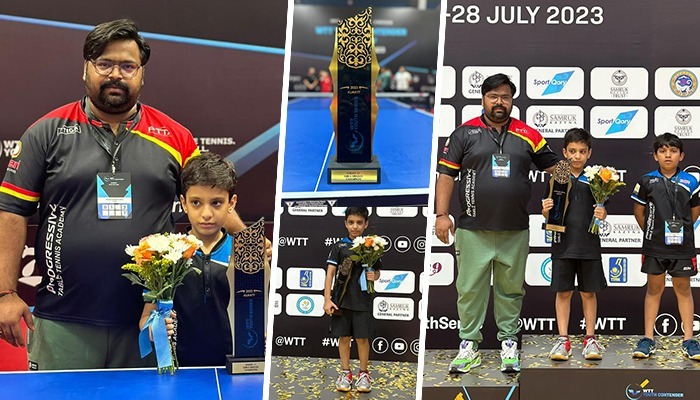 Of dedication, international glory &amp; Olympic dream: Journey of table tennis prodigies Avni Dua, Krishiv Garg