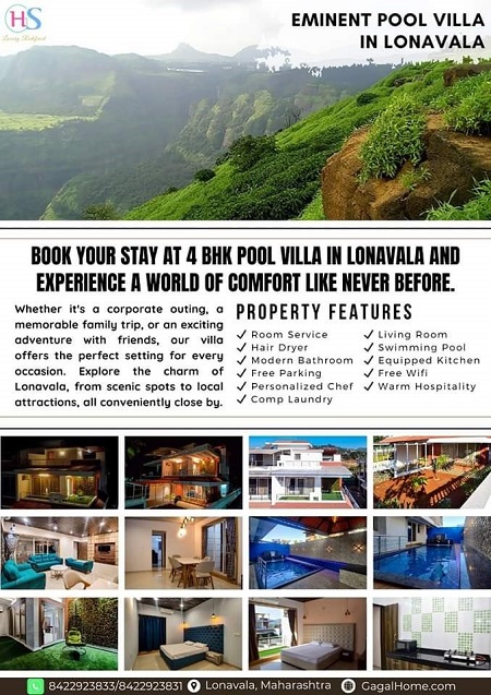 Experience Luxury and Tranquility at Eminent Pool Villa - Gagal Home Your Perfect Getaway in Lonavala