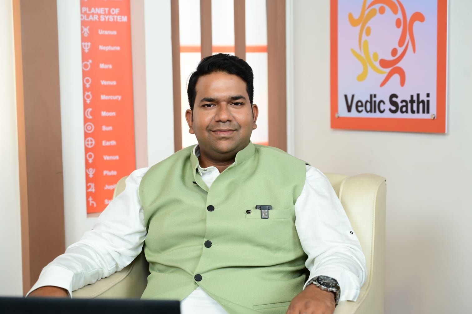Astrological Excellence: VedicSathi’s  Illuminating Journey with Gurudev Acharya Nirmal Ji