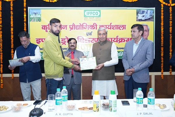 Farmers transform into drone entrepreneurs: Agriculture Minister distributes IFFCO Kisan drones