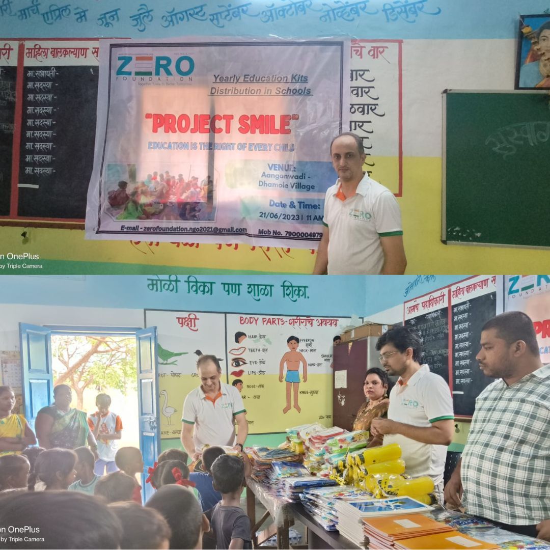 Zero Foundation's "Project Smile 2023" Spreads Joy through Yearly Education Kits Distribution in Schools