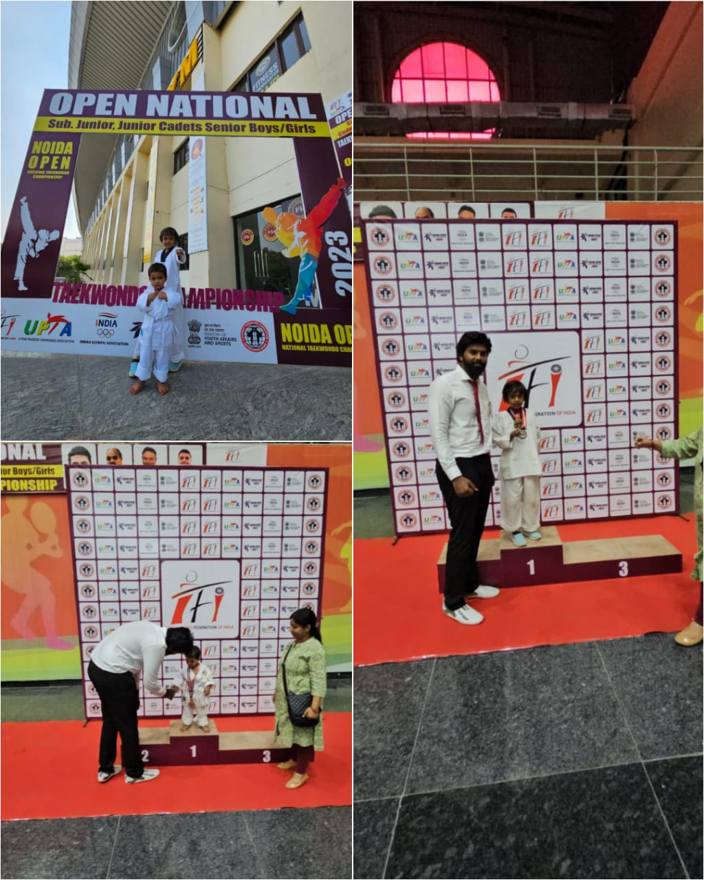 Raebareli girls Avita Singh and Agrima Singh won Gold medals in Taekwondo Championship