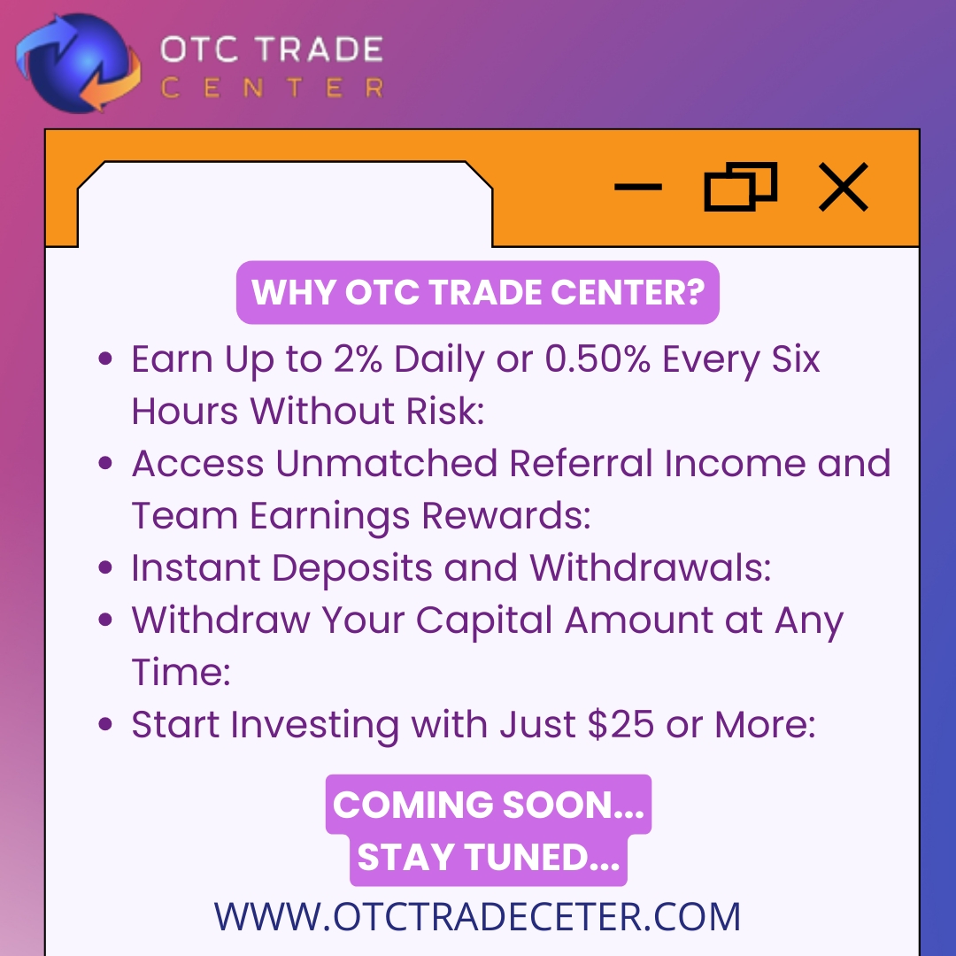 OTC Trade Center– Revolutionizing World’s Biggest Crypto Arbitrage Trading for Daily Profits