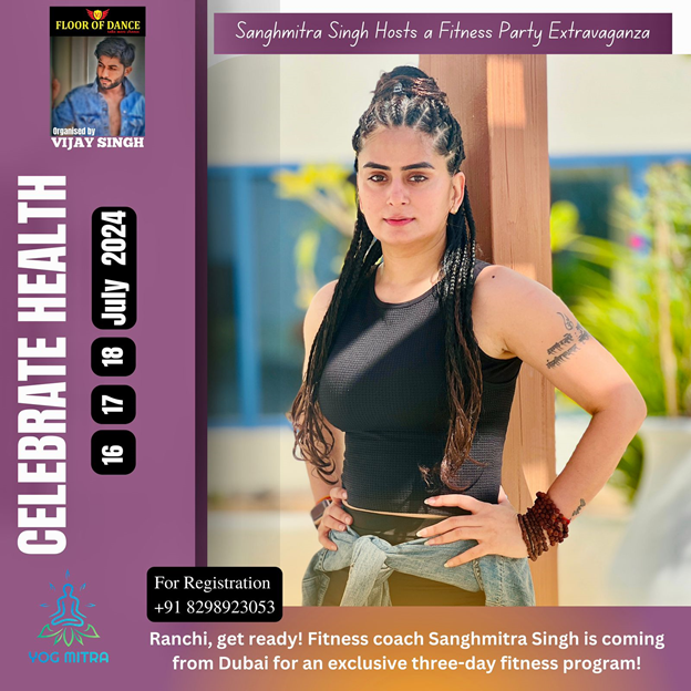 Ranchi Celebrates Health with Dance and Fitness Fusion: YogMitra Takes Center Stage