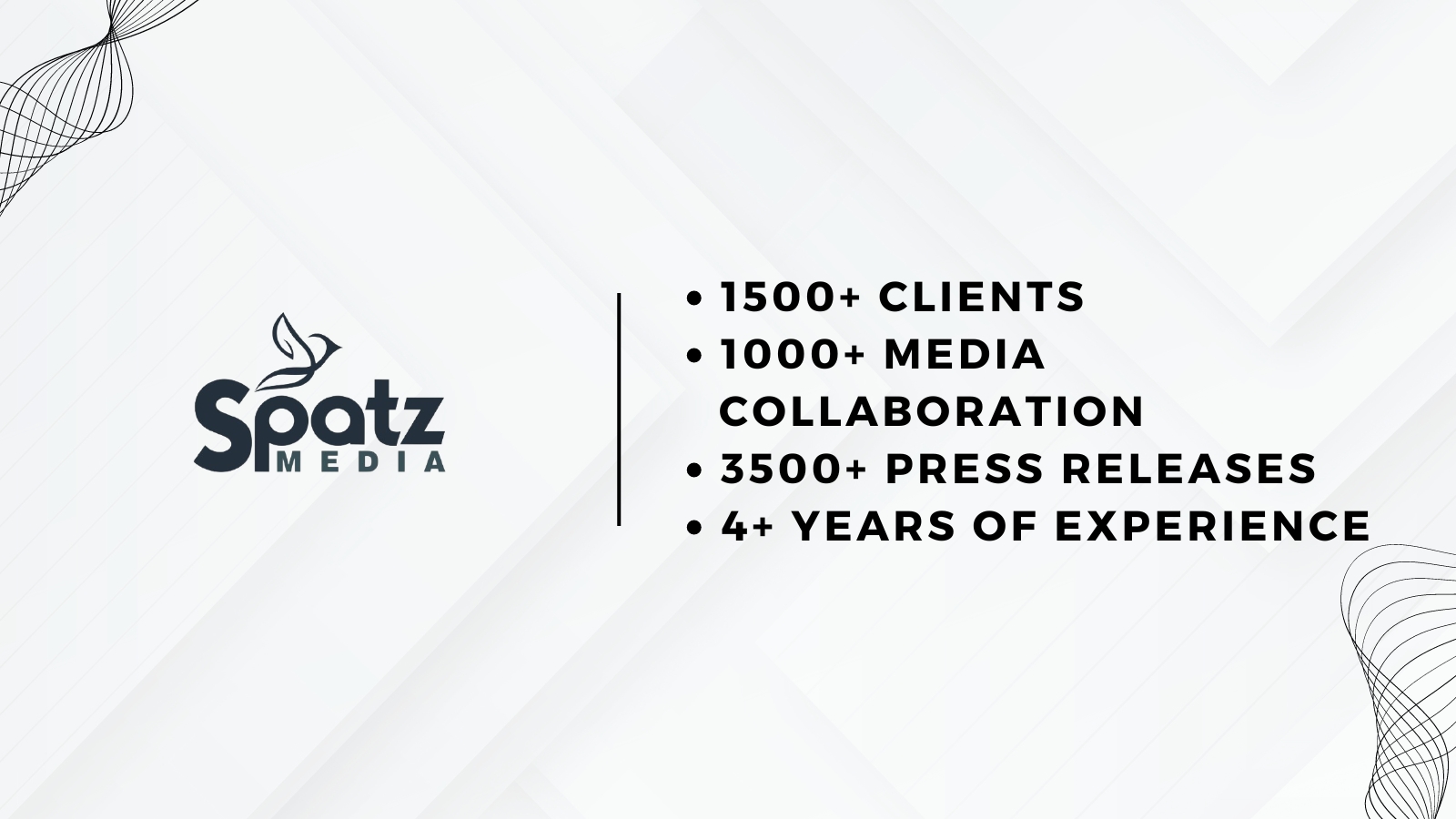 Over 1500 Clients Praise and Recommend Spatz Media for Reliable Guidance and On-Time Service