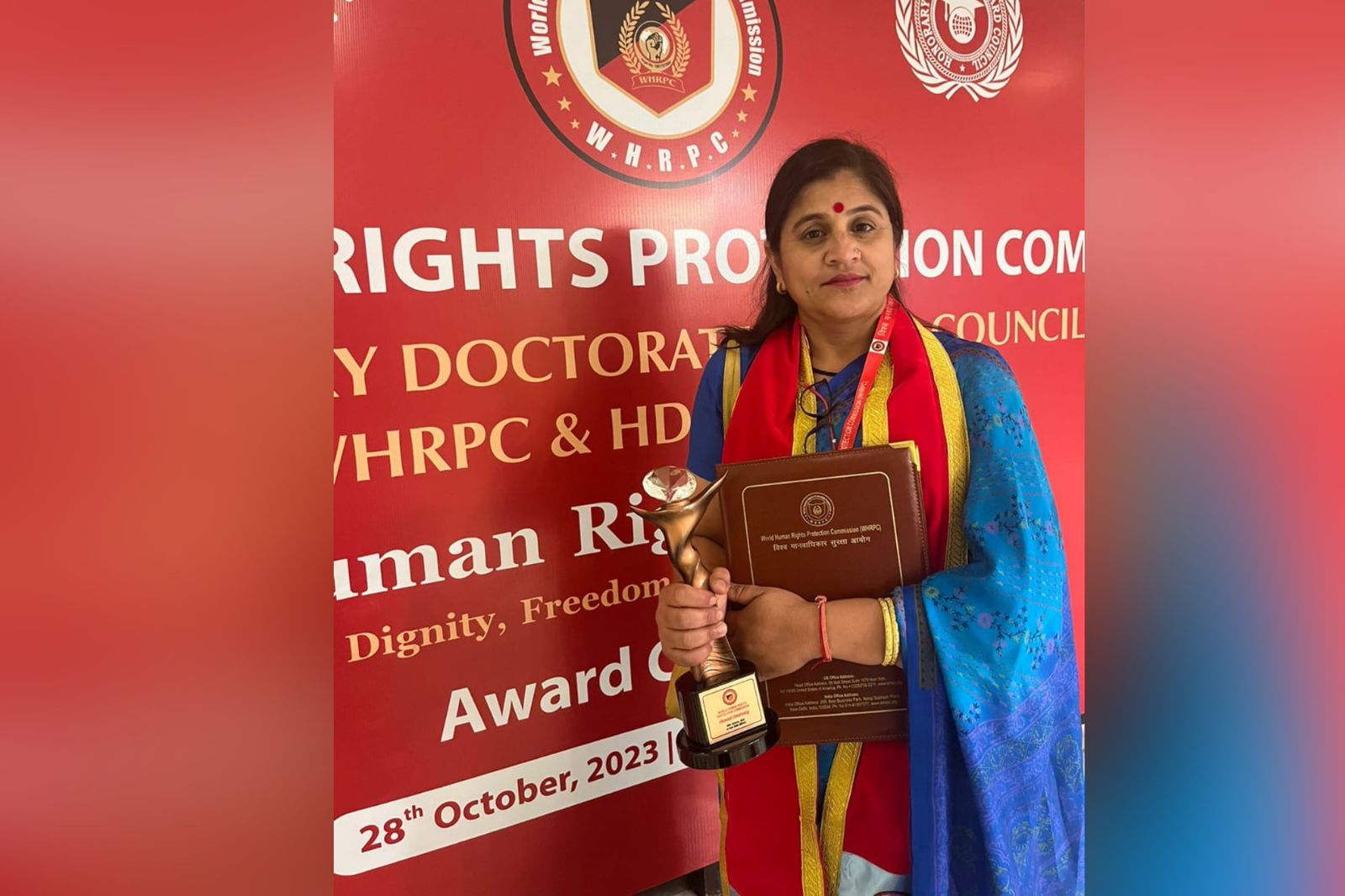 Poonam Sajwan: Celebrated Educator Awarded Honorary Doctorate for Empowering Women 