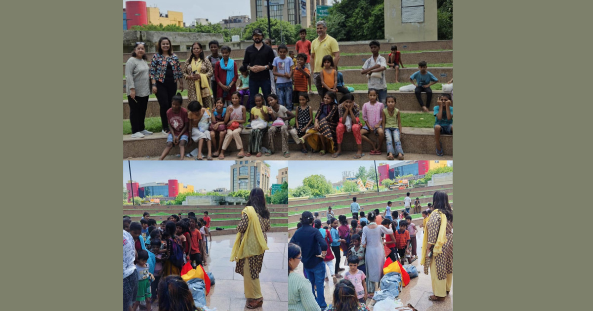 Ed Innova distributes groceries to deprived needy slum dwellers of Noida Sector 18 – Sukhmay Foundation extends support