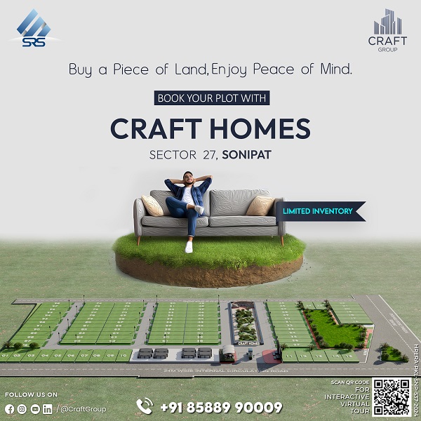 Craft Group: First Builders to Finish Construction and Obtain Completion Certificate Before Plot Sales Begin—Setting a New Standard in the Region