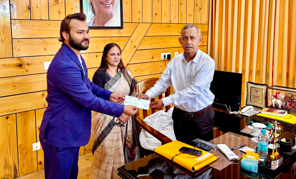 Rajveer Yadav Contributes Half a Million to Mayor Relief Fund for Cancer Treatment