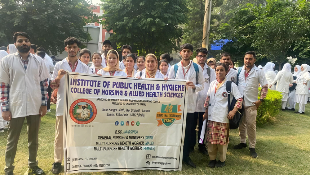 Swachhta Rally at IPHH College of Nursing Jammu Promotes Hygiene Awareness