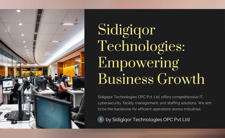 Sidigiqor Technologies OPC Private Limited: Redefining IT and Digital Solutions for Businesses Worldwide