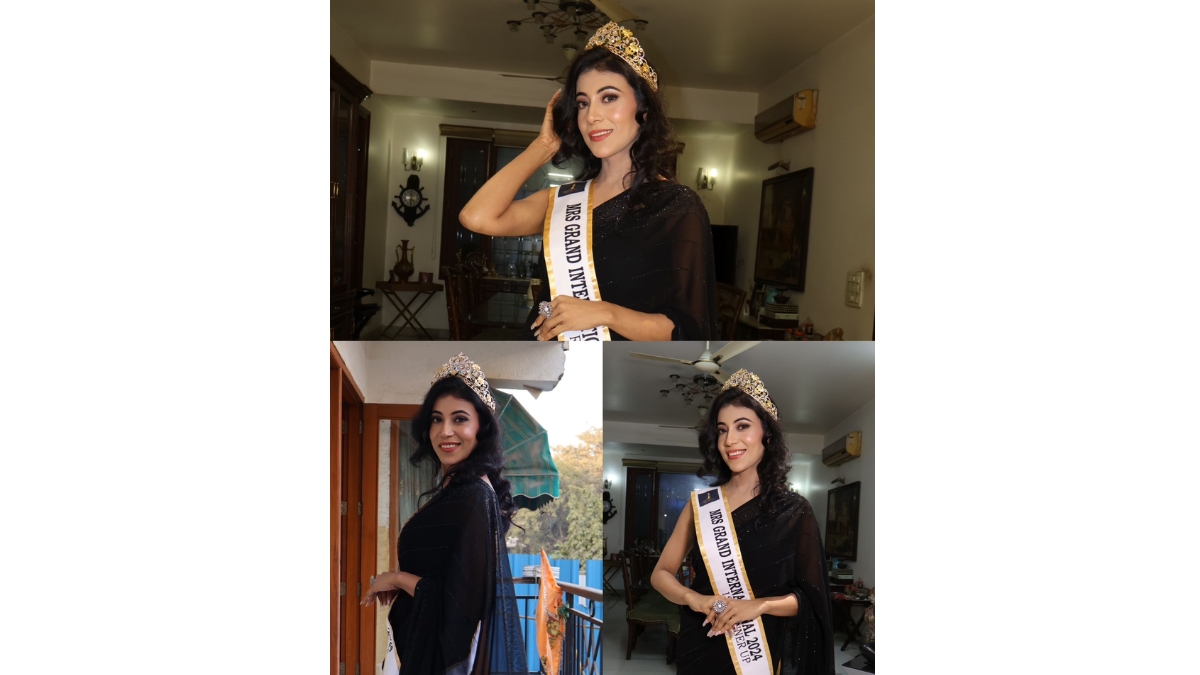 Payel Chatterjee won the title of First Runner Up 2024 At Mrs Grand International Beauty Pageant 2024