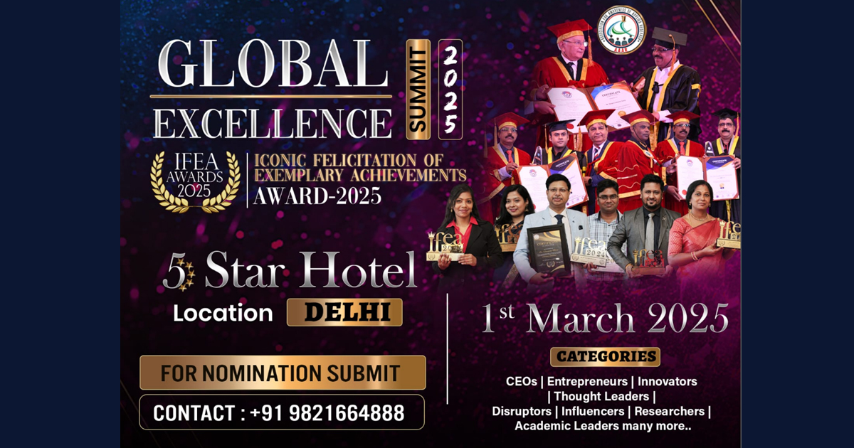 Aimlay partners with AAAR to Celebrate Visionaries at the Global Excellence Summit 2025 in New Delhi