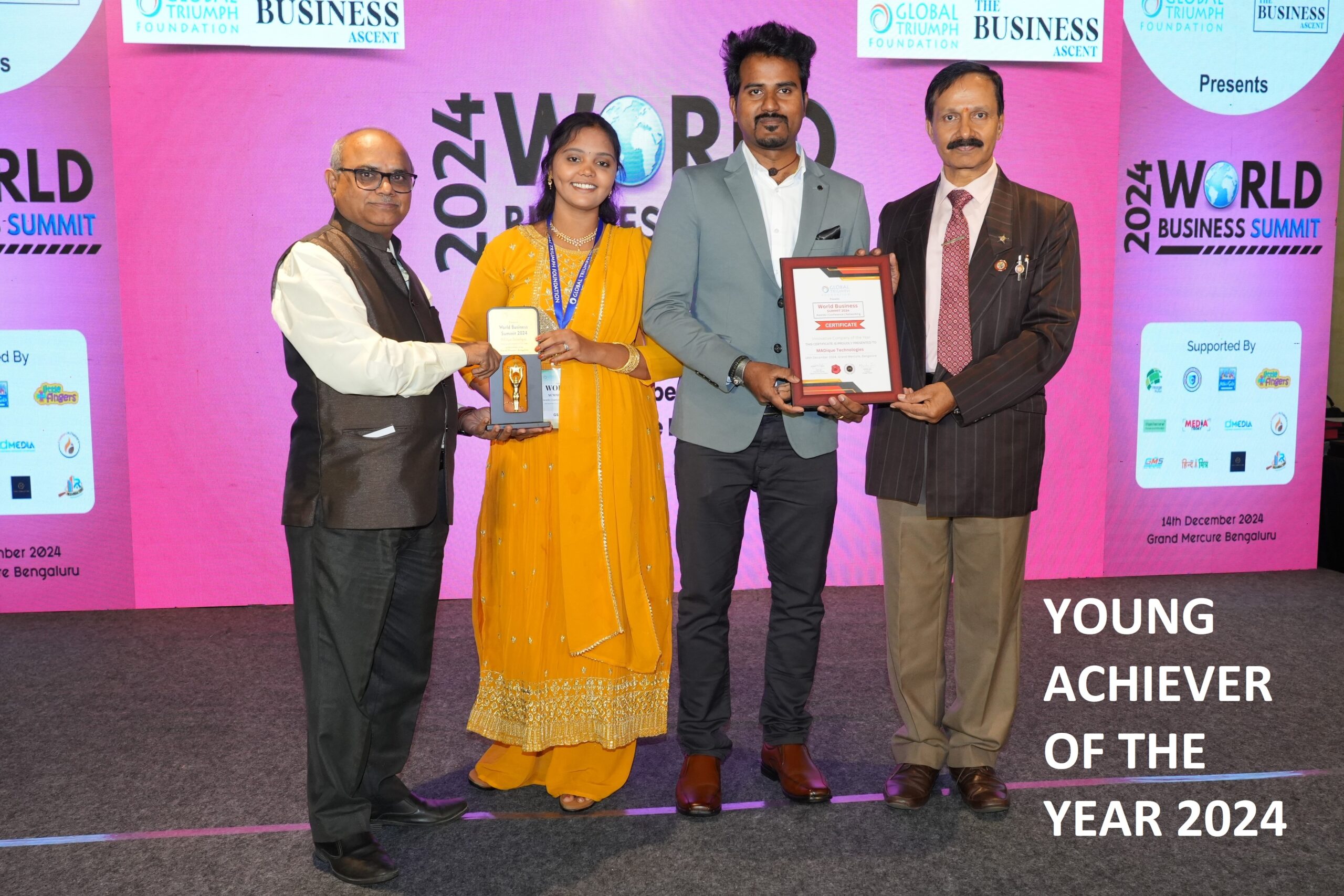 MADique Technologies Wins Innovative Company of the Year at World Summit 2024