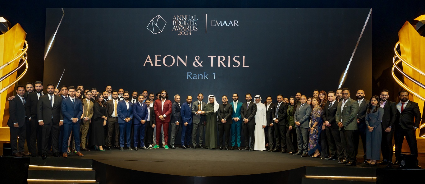 Aeon &amp; Trisl Group Makes History, Secures No.1 Spot at Emaar Awards forSecond Consecutive Year and Sixth Consecutive Quarter with Record-Breaking Sales Performance