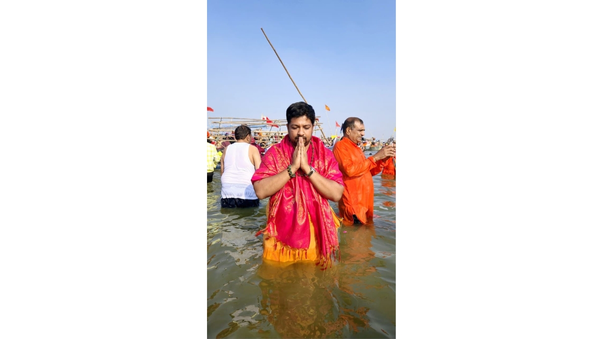 Young Entrepreneur Mohit Bharat Patil's Recent Visit to Maha Kumbh in Prayagraj