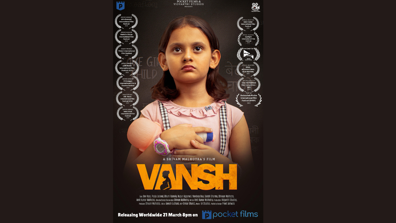 Short Film VANSH Set to Premiere on Pocket Films OTT and YouTube Tomorrow