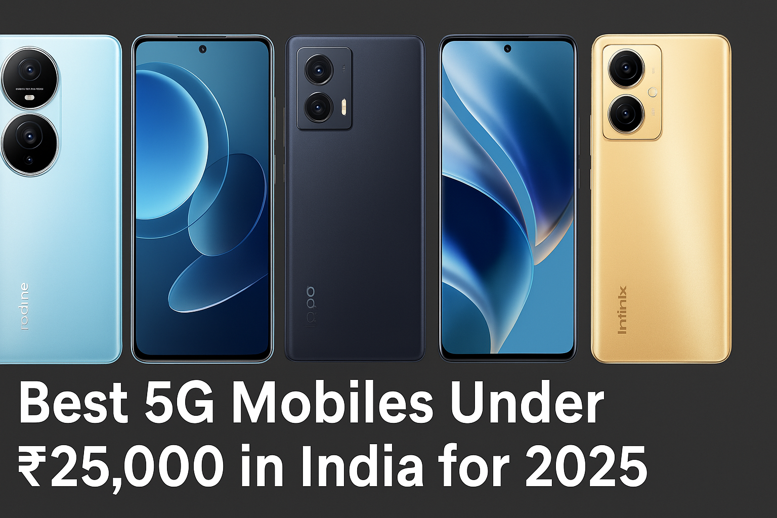 Best 5G Mobiles Under 25000 in India for 2025