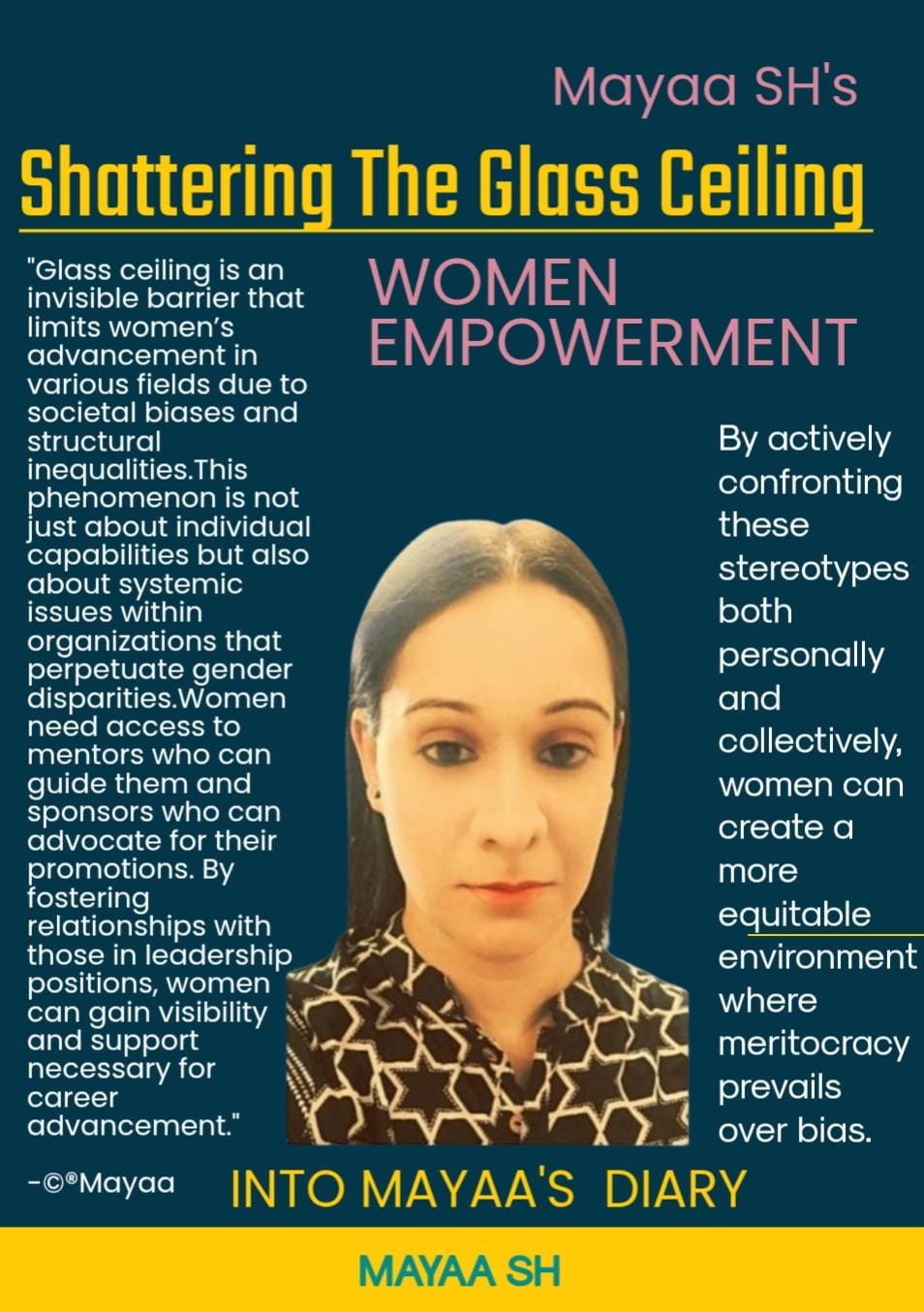 Mayaa SH |The Record Breaker On Shattering The Glass Ceiling ....