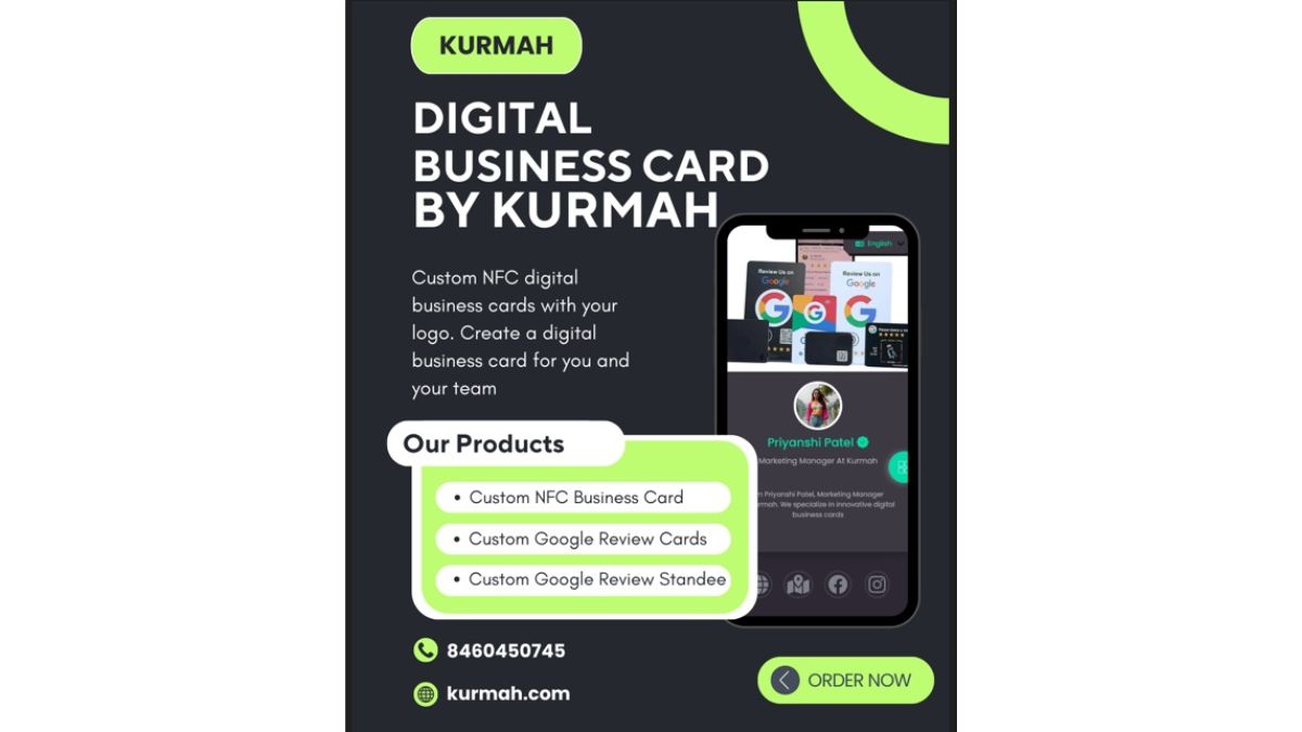 Kurmah revolutionizes networking with its NFC digital business cards