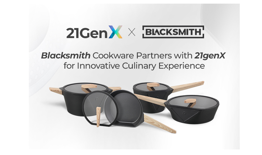 Blacksmith Cookware Partners with 21genX for Innovative Culinary Experience