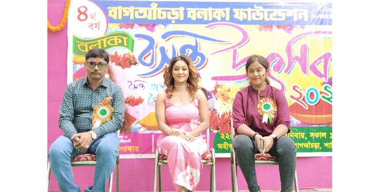 Payel Mithai Sarkar: Payel Mithai Sarkar Brings Festive Cheer to the Spring Festival of Baganchra Balaka Foundation in Shantipur